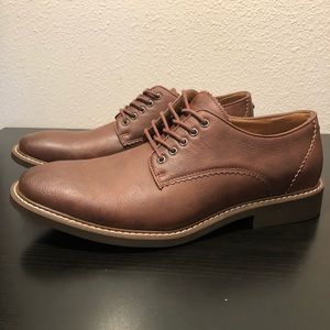 Guess Jakey Derby Dress Casual Oxford Shoe Brown